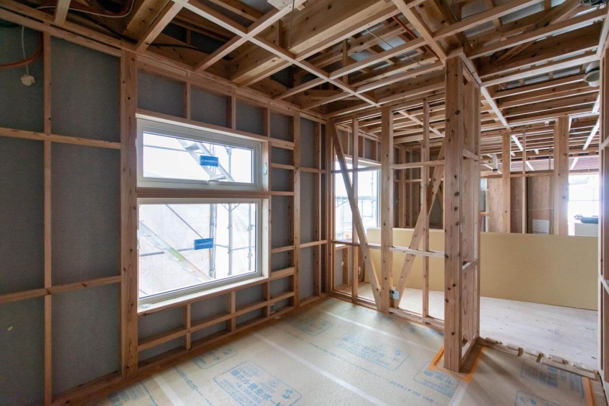 「福岡市東区11」注文住宅現場リポート⑦【木工事】【下地】