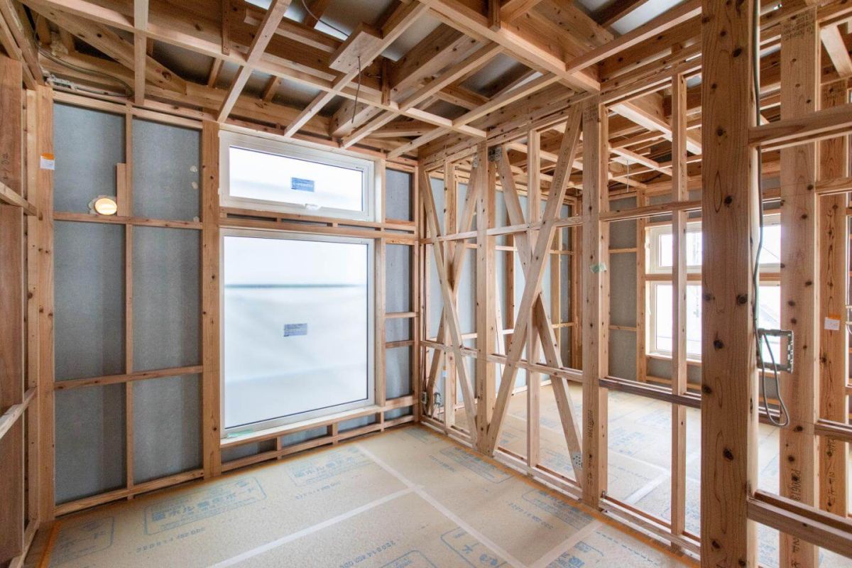 「福岡市東区11」注文住宅現場リポート⑦【木工事】【下地】