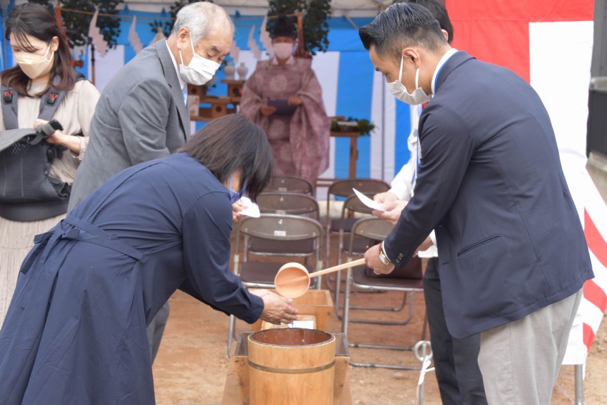 福岡県福岡市城南区09　注文住宅建築現場リポート①　～地鎮祭～