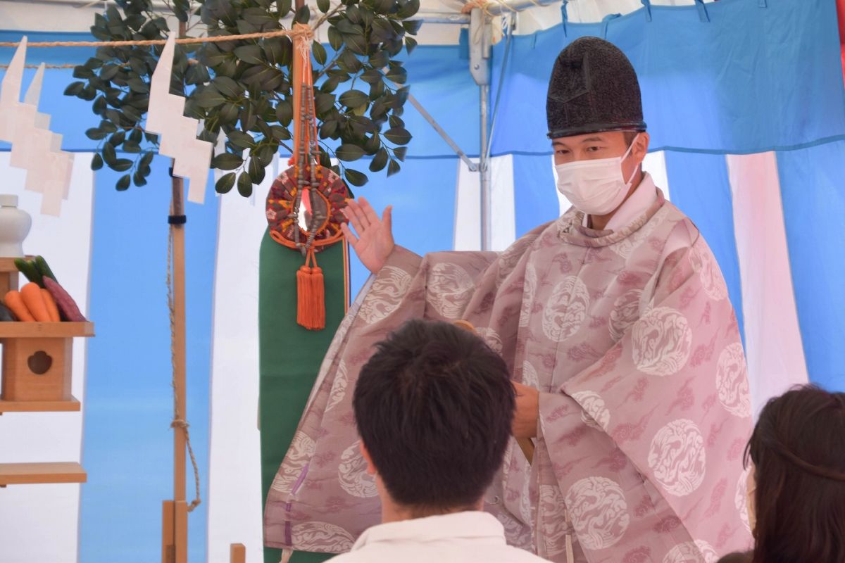 福岡県福岡市城南区09　注文住宅建築現場リポート①　～地鎮祭～