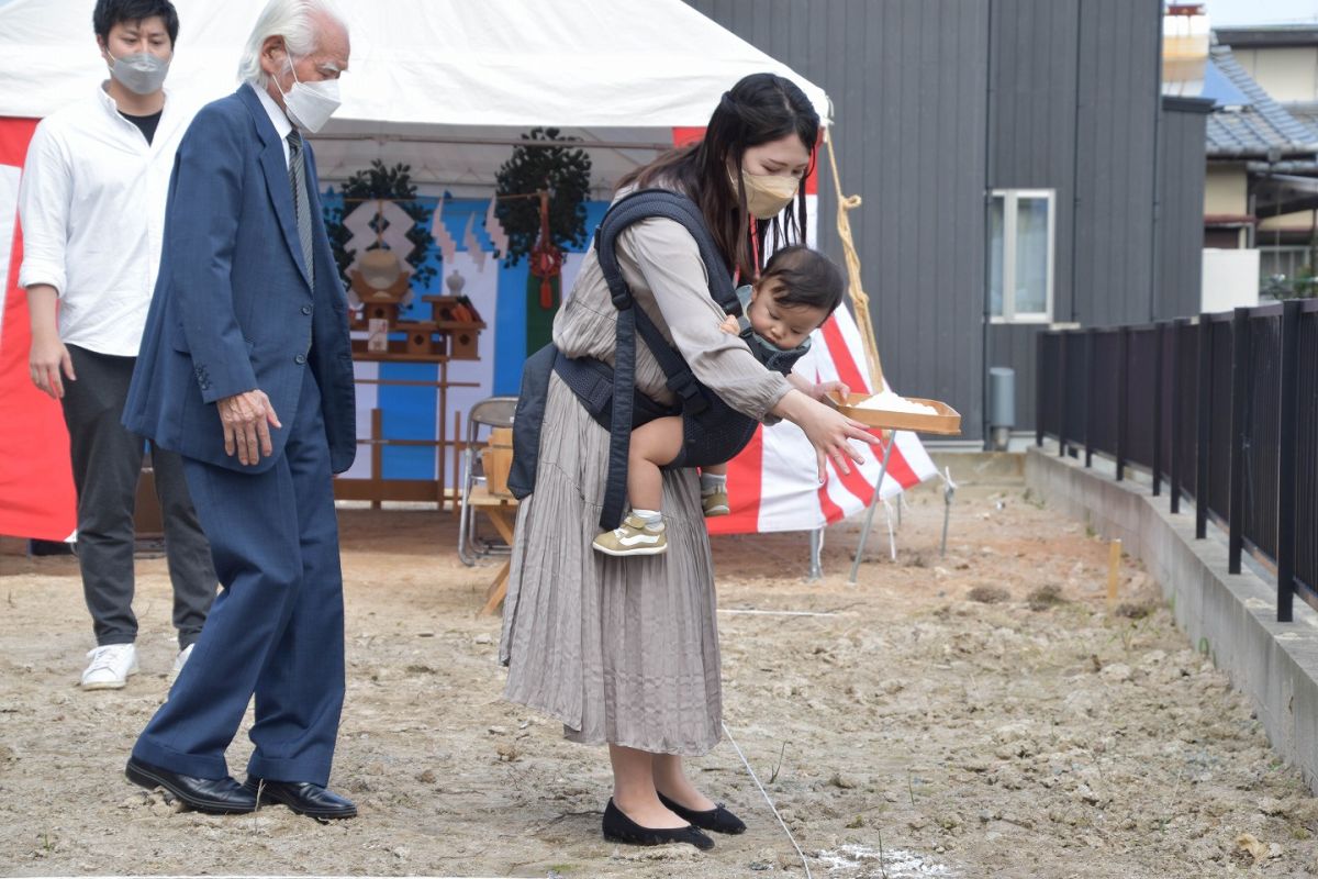 「福岡市城南区09」注文住宅現場リポート①【地鎮祭】