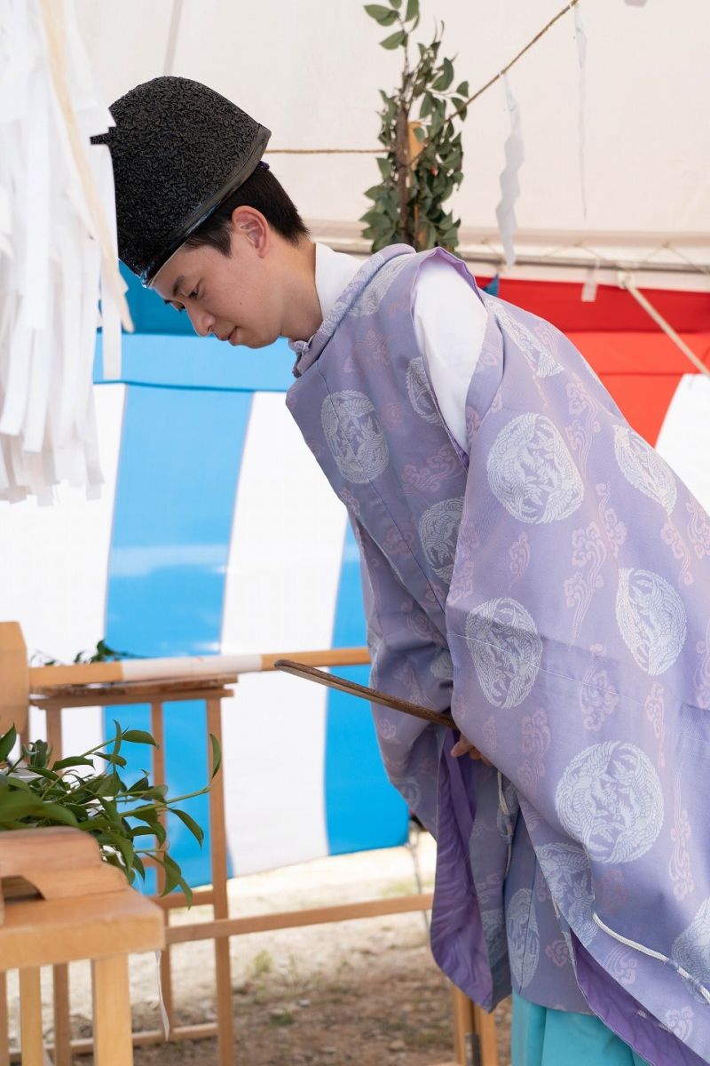 「三井郡大刀洗町04」注文住宅現場リポート①【地鎮祭】