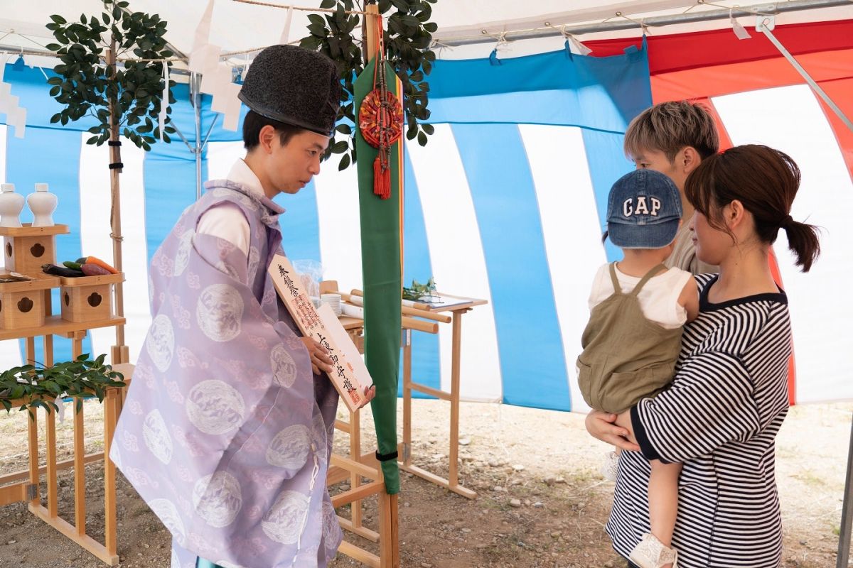 「三井郡大刀洗町04」注文住宅現場リポート①【地鎮祭】