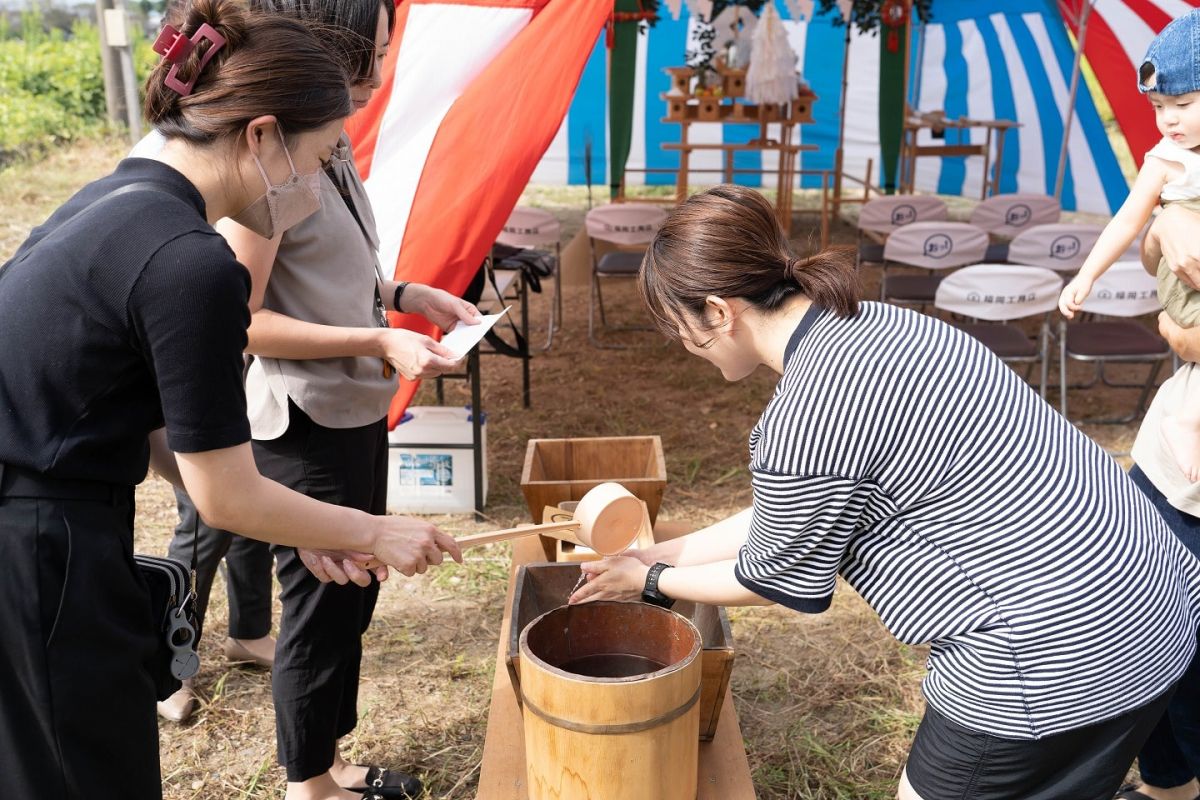 「三井郡大刀洗町04」注文住宅現場リポート①【地鎮祭】