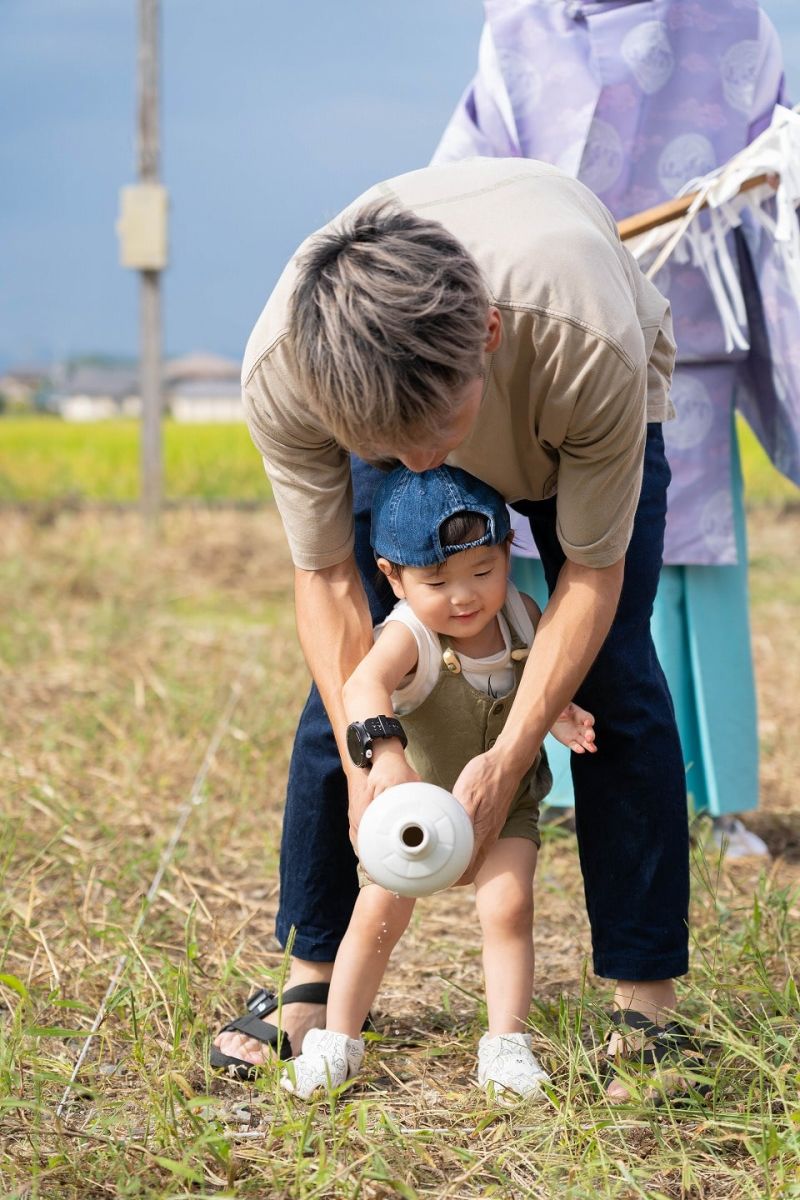 福岡県三井郡大刀洗町04　注文住宅建築現場リポート①　～地鎮祭～