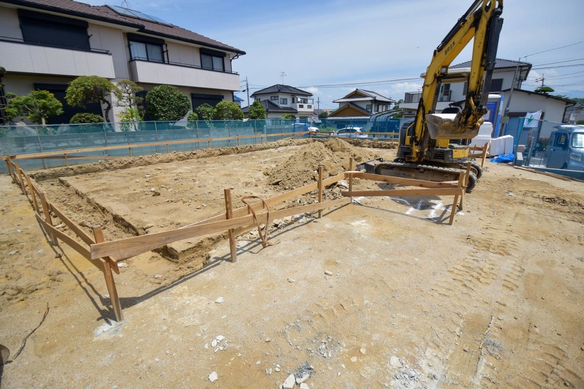 「春日市13」注文住宅現場リポート②【基礎工事】【根切】