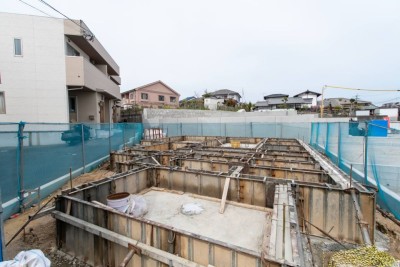 福岡県春日市10　注文住宅建築現場リポート①　～基礎工事・立ち上がりコンクリート～