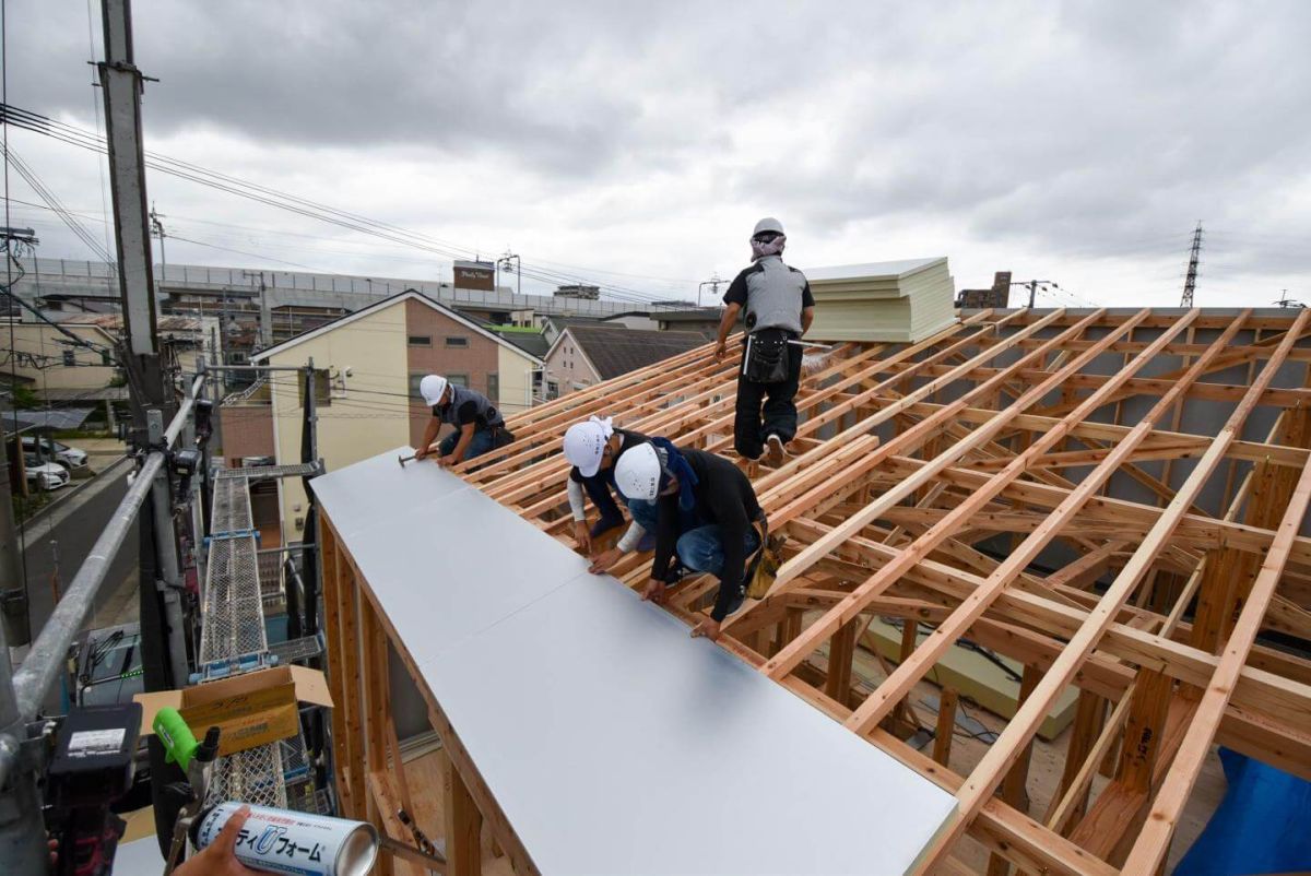 福岡県大野城市04　注文住宅建築現場リポート④　～上棟式・後編～