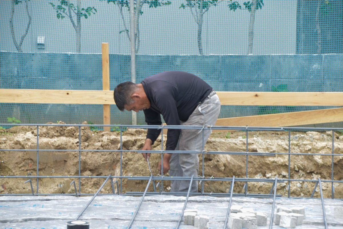 「福岡市早良区有田01」注文住宅現場リポート②【基礎工事】【配筋】