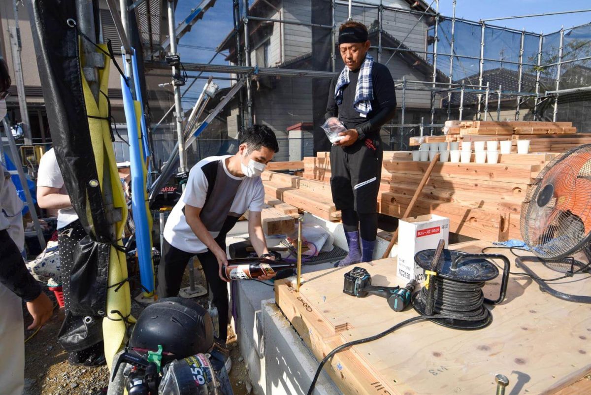 「北九州市八幡西区02」注文住宅現場リポート③【上棟式】