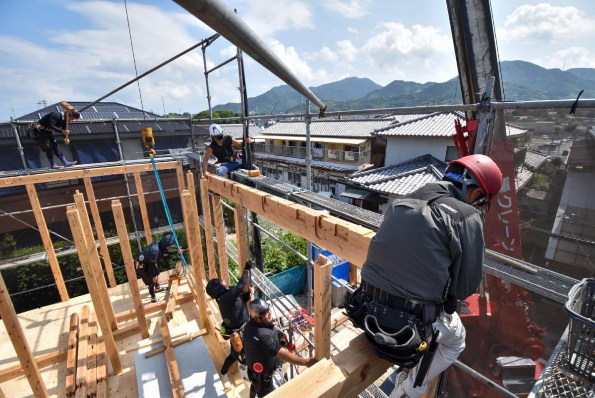 福岡県北九州市八幡西区02　注文住宅建築現場リポート③　～上棟式～