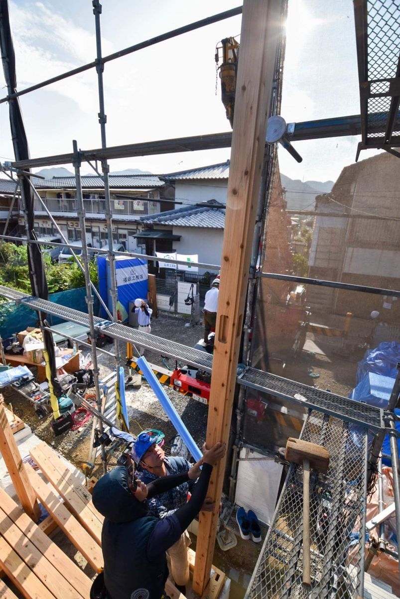 福岡県北九州市八幡西区02　注文住宅建築現場リポート③　～上棟式～