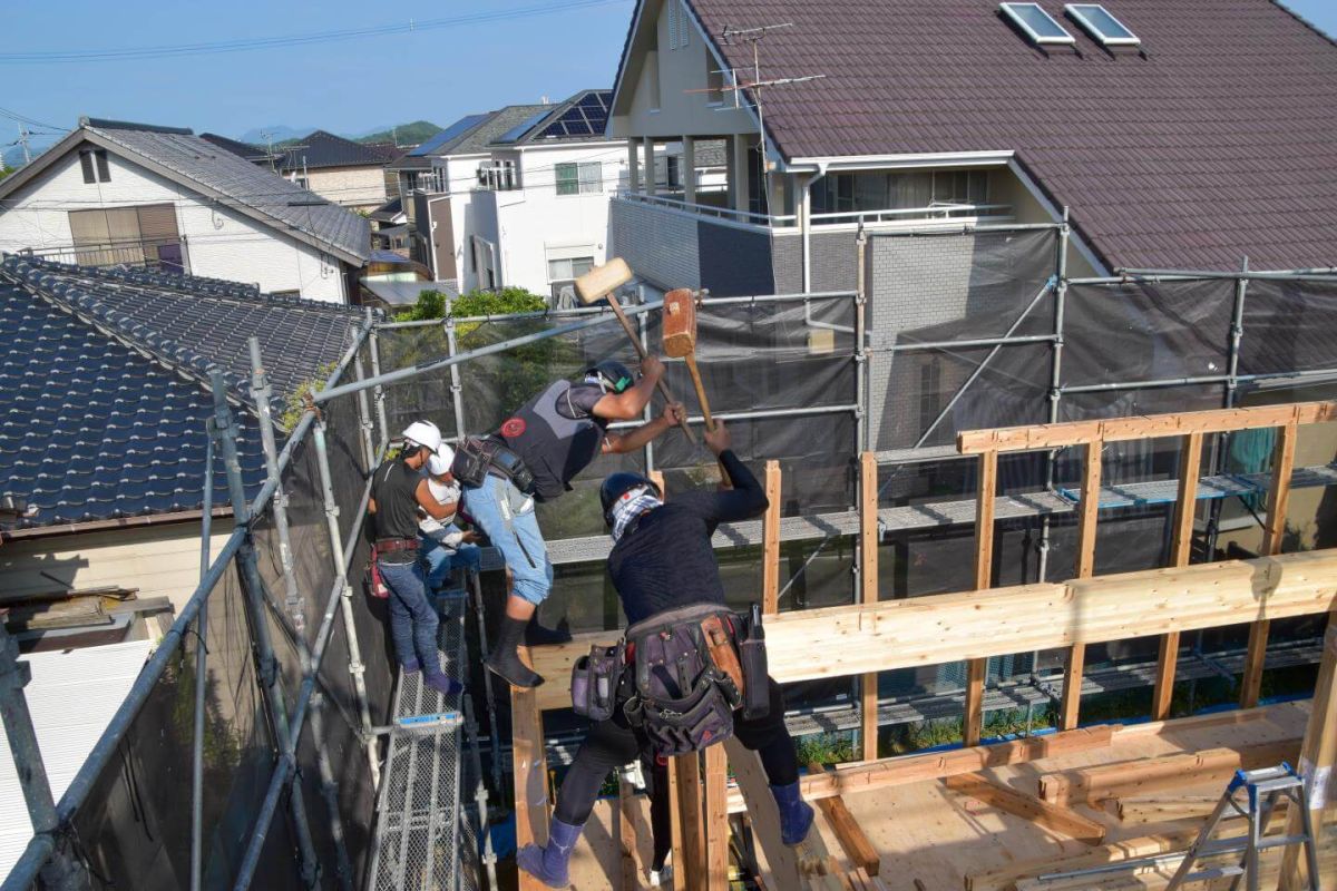 福岡県北九州市八幡西区02　注文住宅建築現場リポート③　～上棟式～