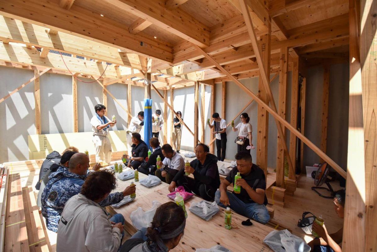 福岡県北九州市八幡西区02　注文住宅建築現場リポート③　～上棟式～