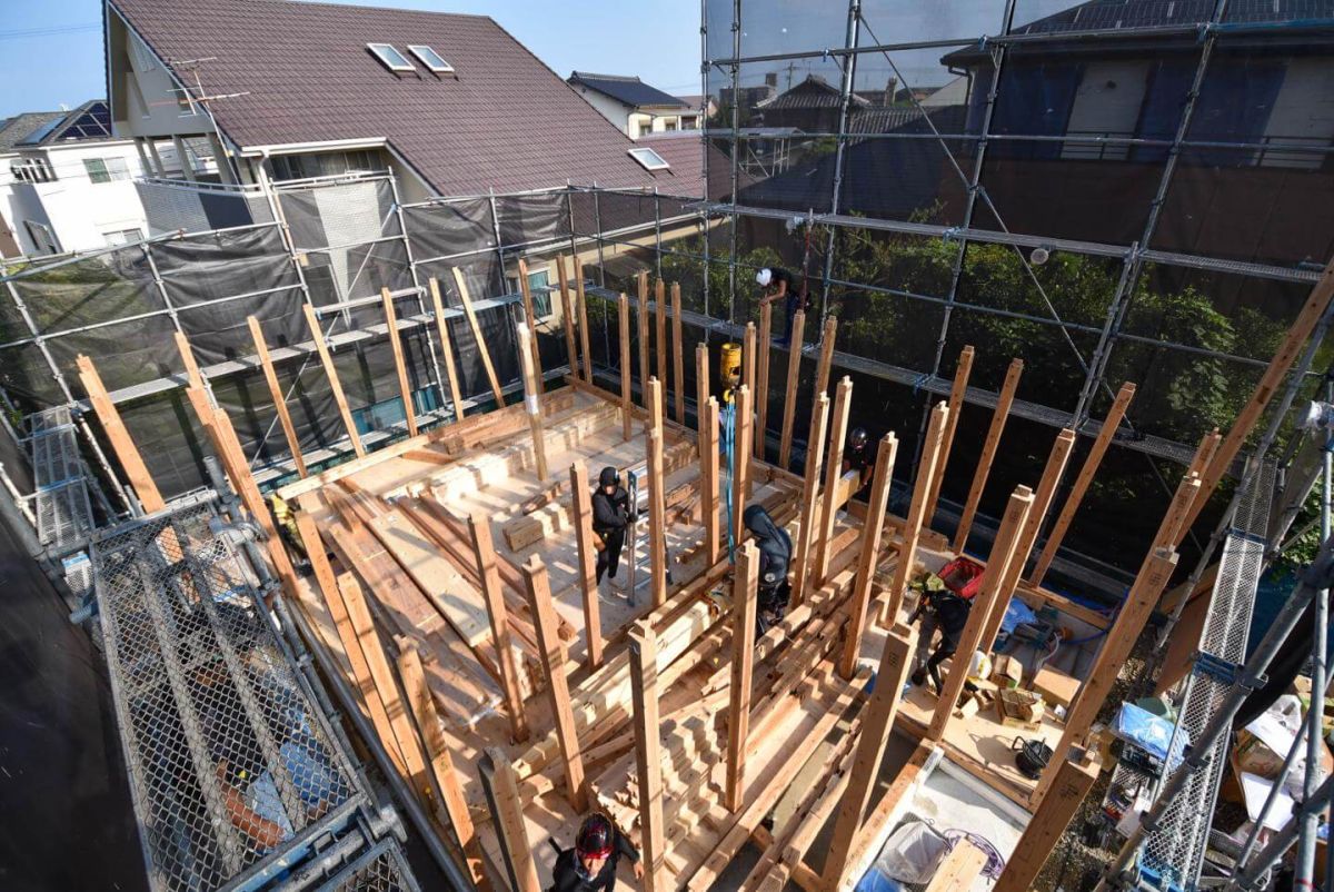 「北九州市八幡西区02」注文住宅現場リポート③【上棟式】