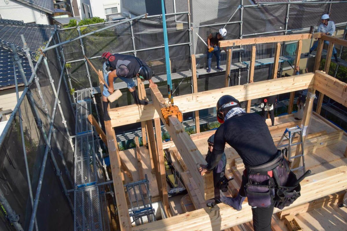 福岡県北九州市八幡西区02　注文住宅建築現場リポート③　～上棟式～