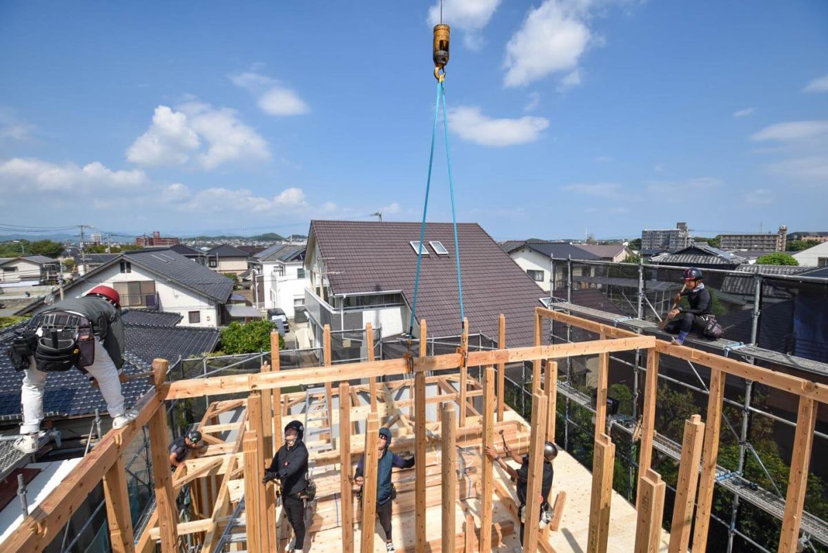 福岡県北九州市八幡西区02　注文住宅建築現場リポート③　～上棟式～