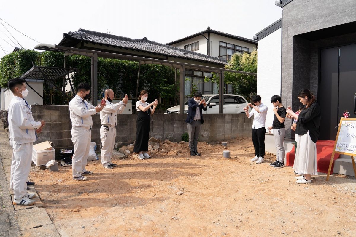 「福岡市西区06」注文住宅現場リポート⑥【お引き渡し式】