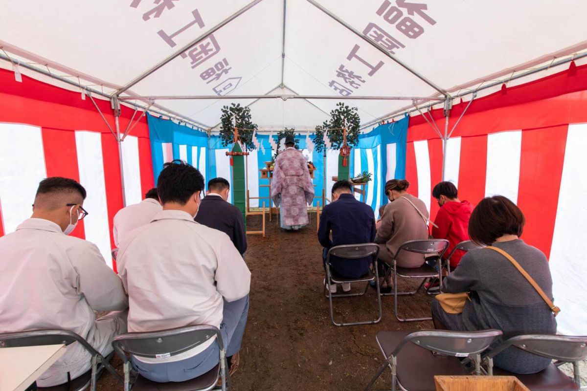 福岡県宮若市02　注文住宅建築現場リポート①　～地鎮祭～