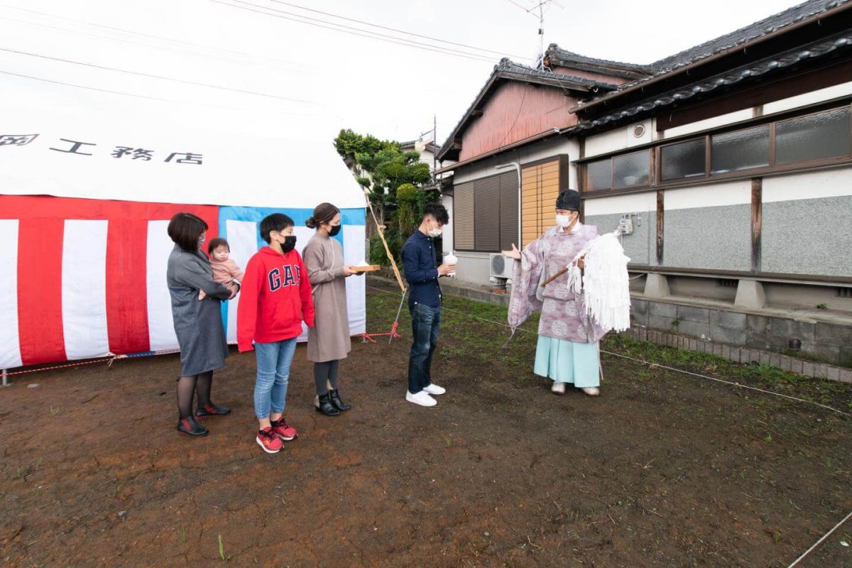 福岡県宮若市02　注文住宅建築現場リポート①　～地鎮祭～