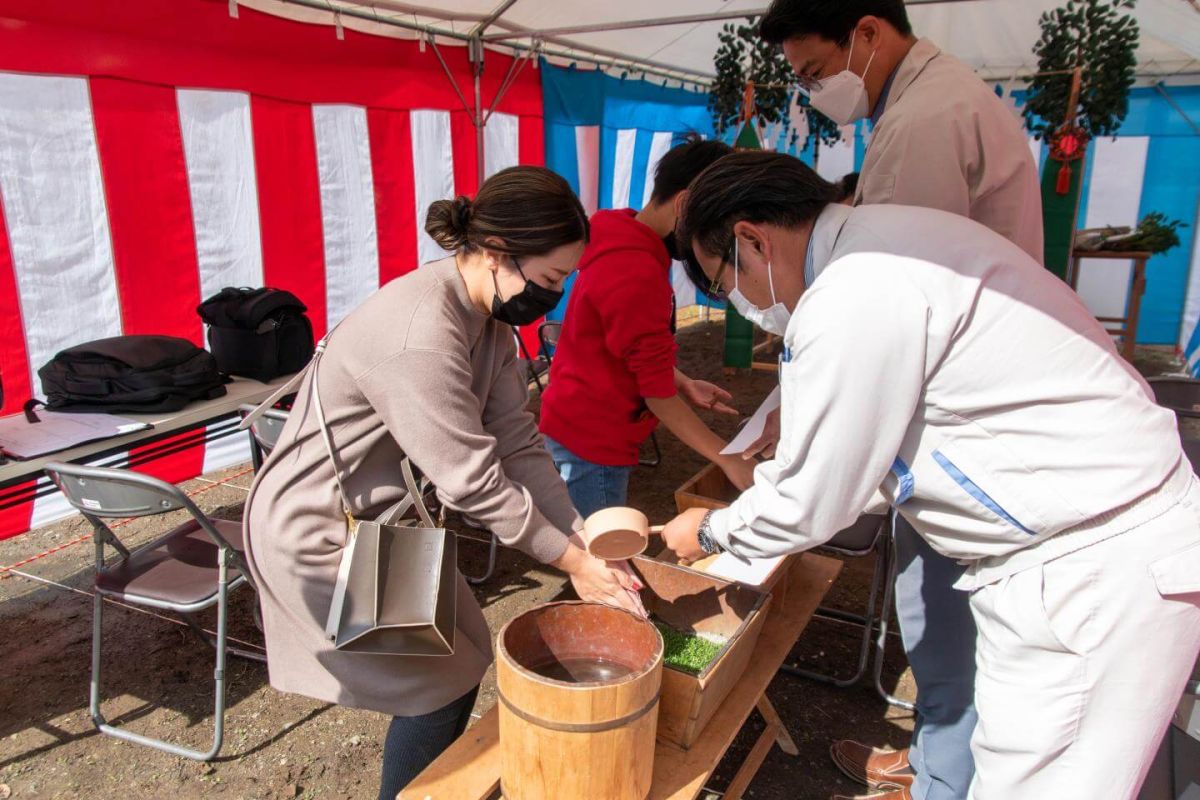 福岡県宮若市02　注文住宅建築現場リポート①　～地鎮祭～