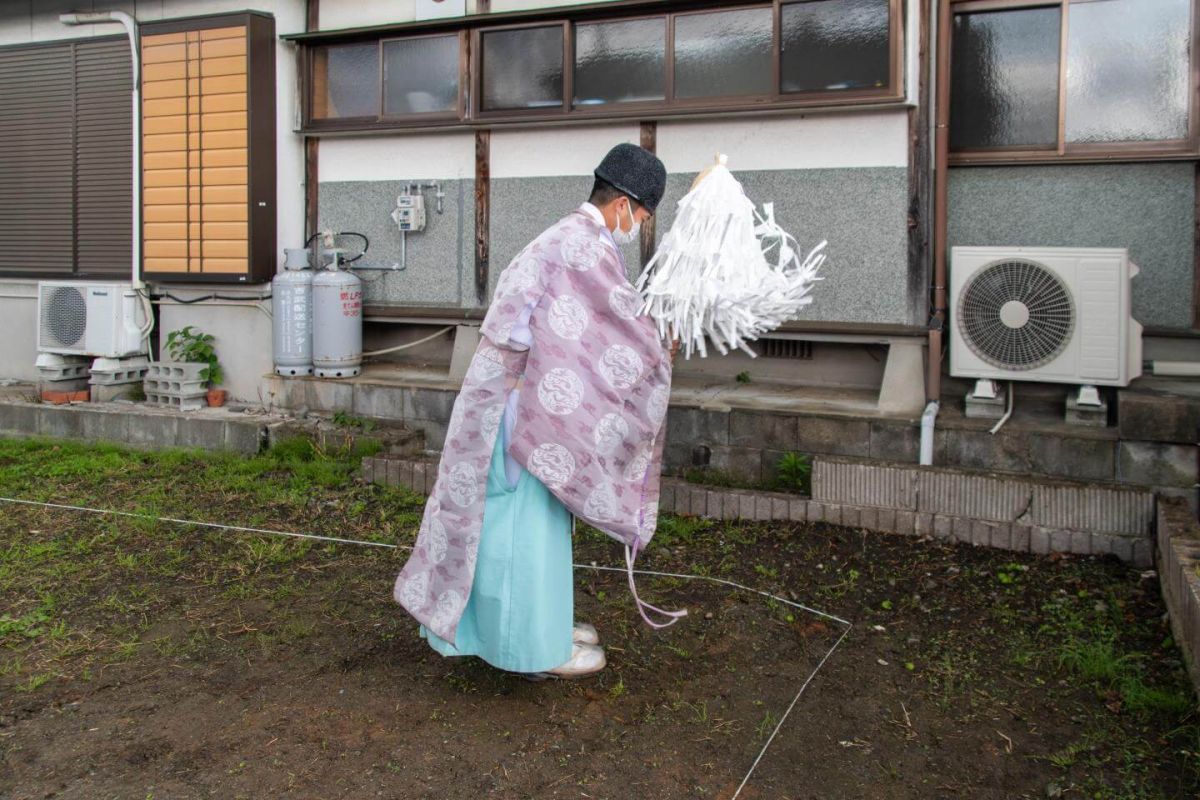 福岡県宮若市02　注文住宅建築現場リポート①　～地鎮祭～