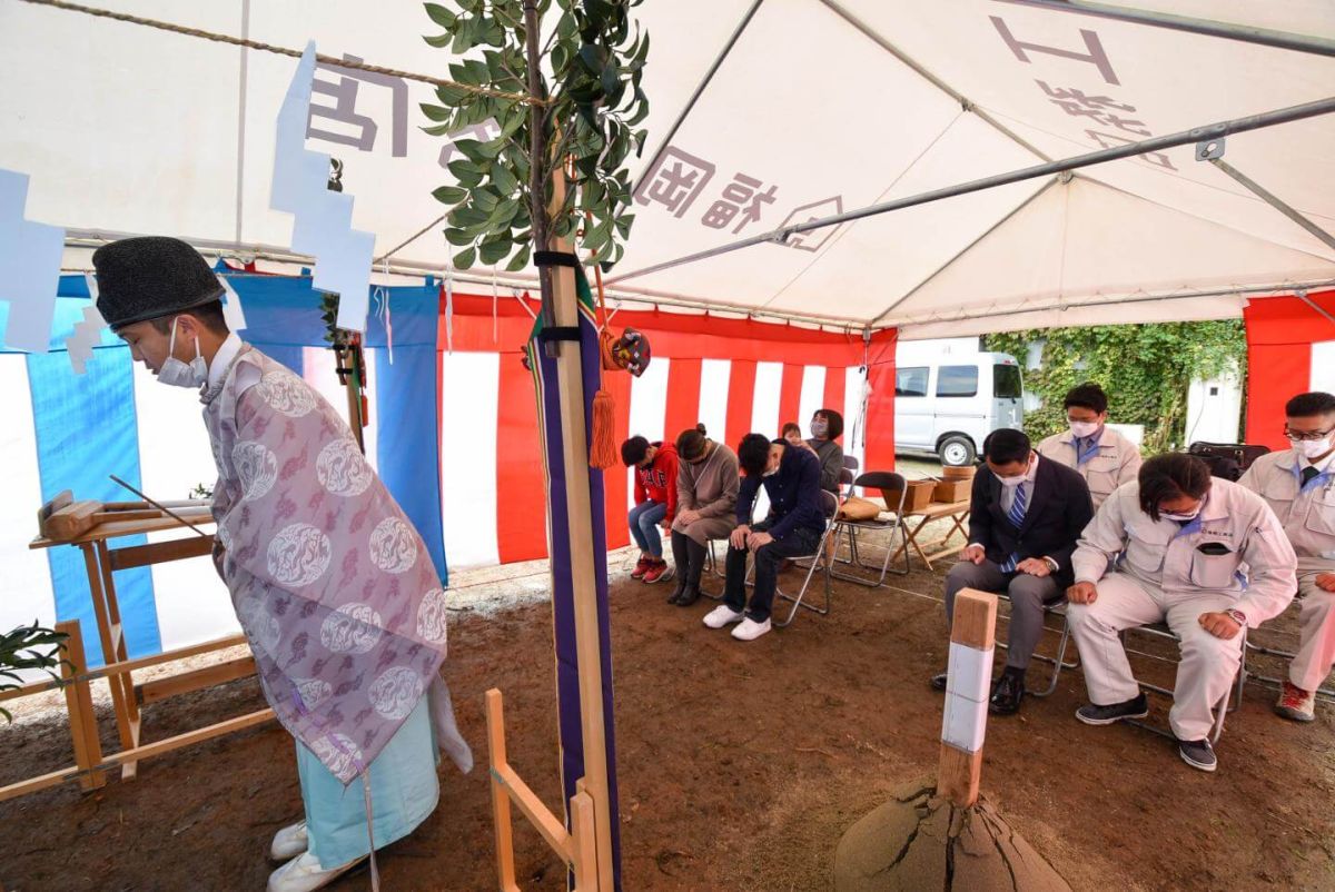「宮若市02」注文住宅現場リポート①【地鎮祭】