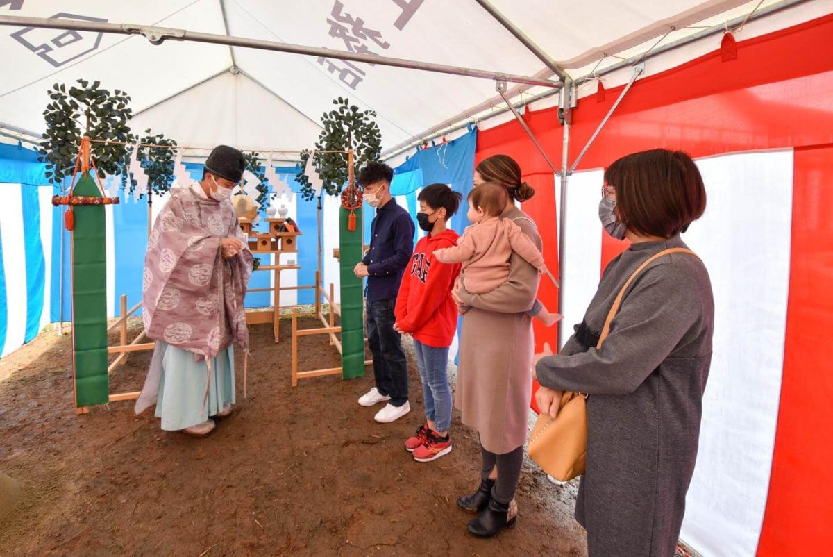 福岡県宮若市02　注文住宅建築現場リポート①　～地鎮祭～