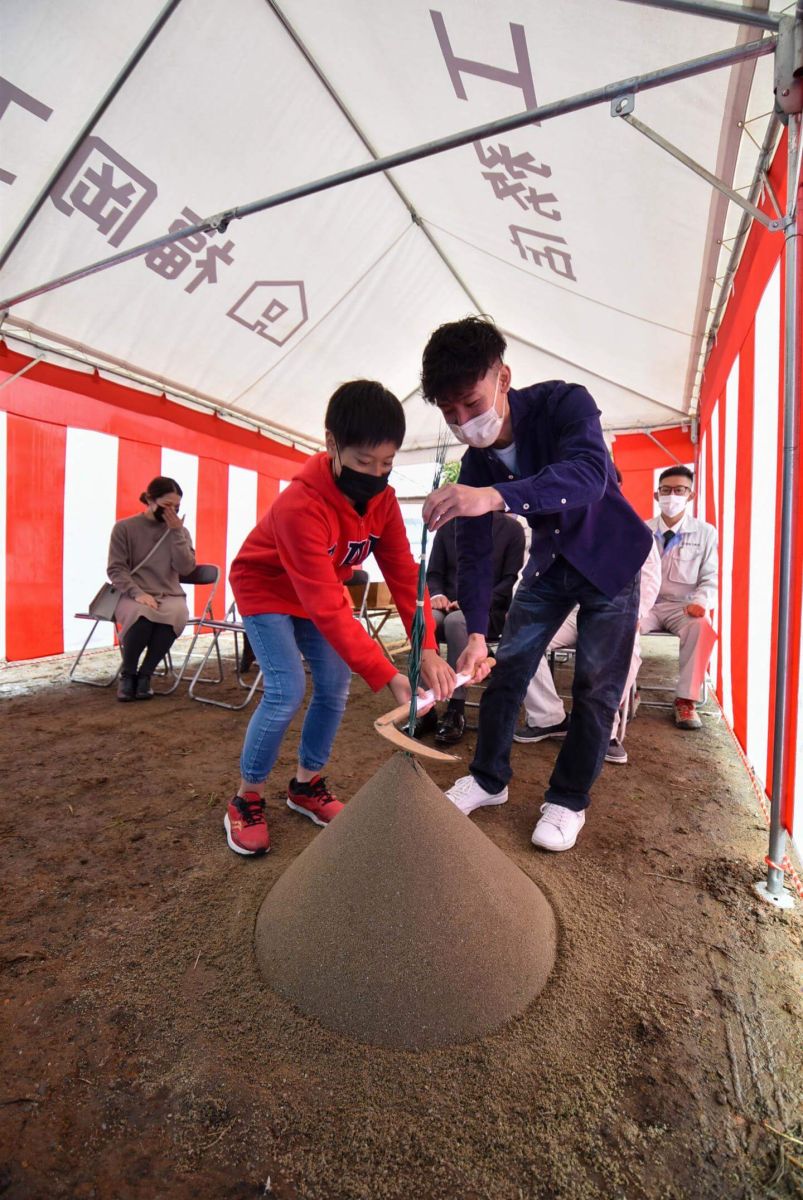 「宮若市02」注文住宅現場リポート①【地鎮祭】
