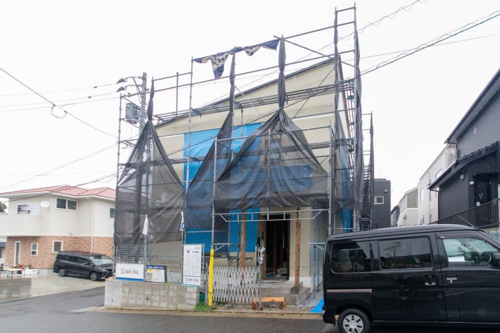「福岡市城南区06」注文住宅現場リポート⑥【木工事】【バルコニー】