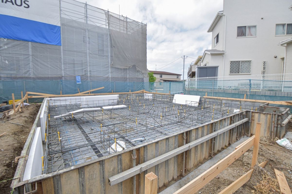 福岡県福岡市南区柏原05　注文住宅建築現場リポート②　～基礎工事・基礎断熱～