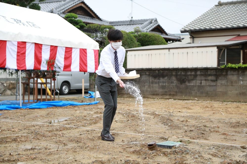 「古賀市06」注文住宅現場リポート①【地鎮祭】