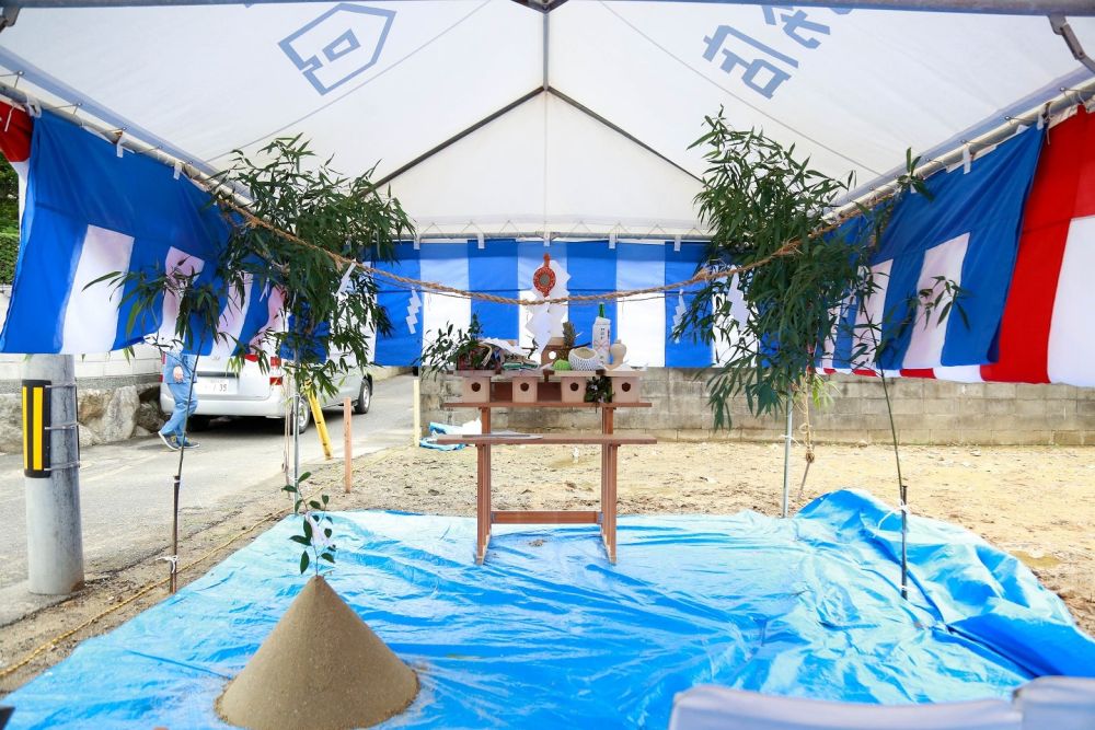 「古賀市06」注文住宅現場リポート①【地鎮祭】