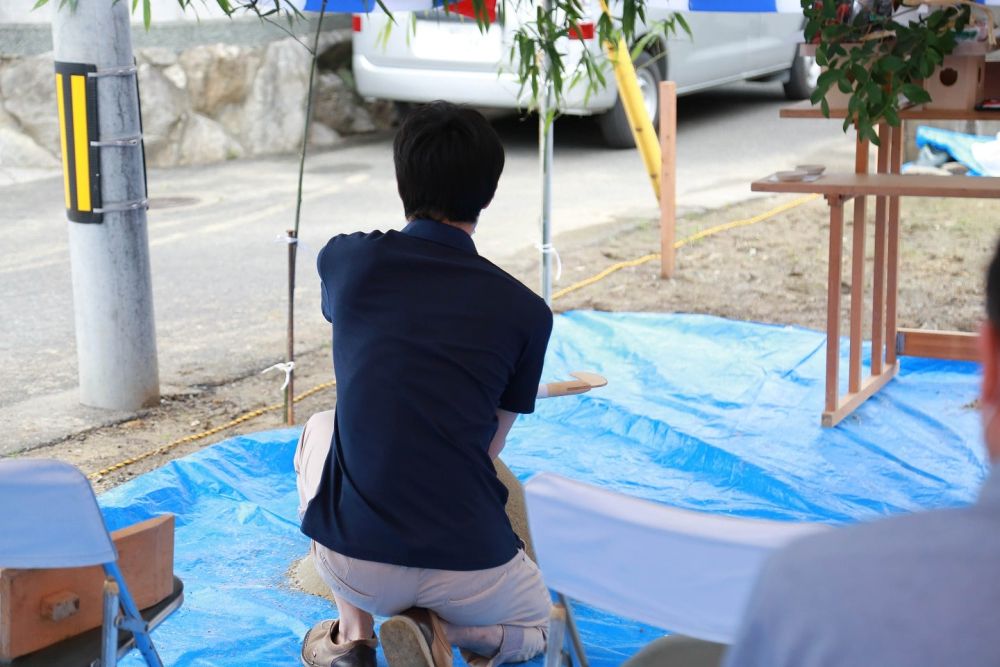 福岡県古賀市06　注文住宅建築現場リポート①　～地鎮祭～