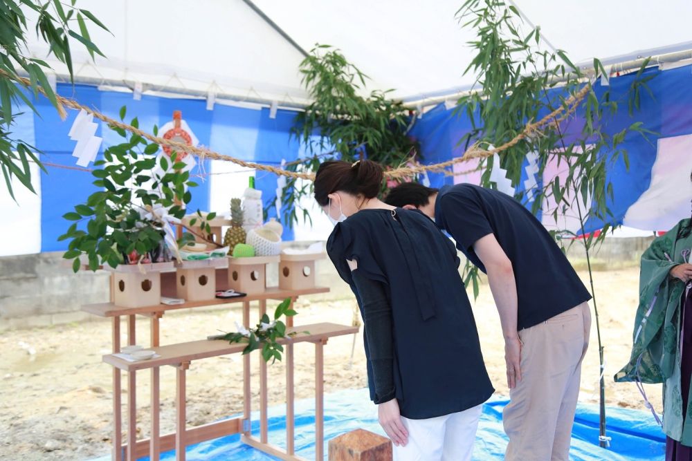 「古賀市06」注文住宅現場リポート①【地鎮祭】