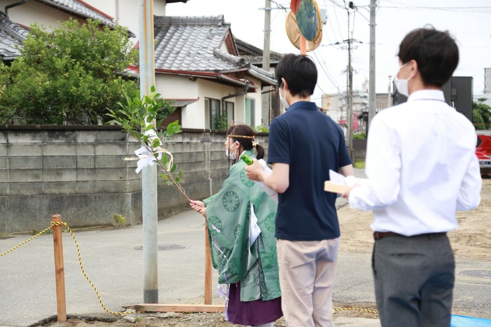 「古賀市06」注文住宅現場リポート①【地鎮祭】