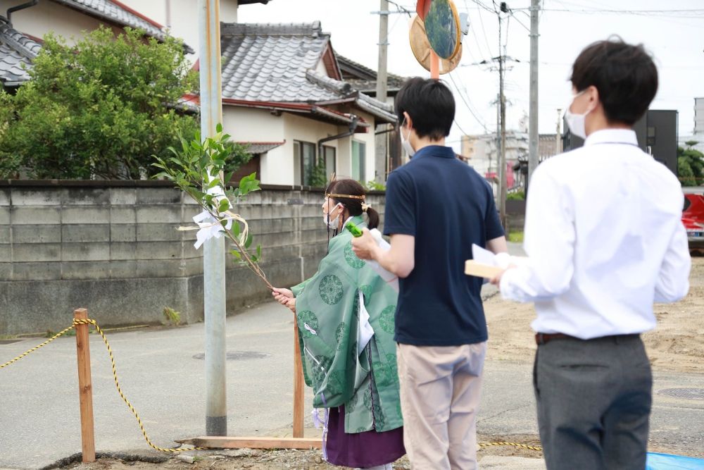 福岡県古賀市06　注文住宅建築現場リポート①　～地鎮祭～