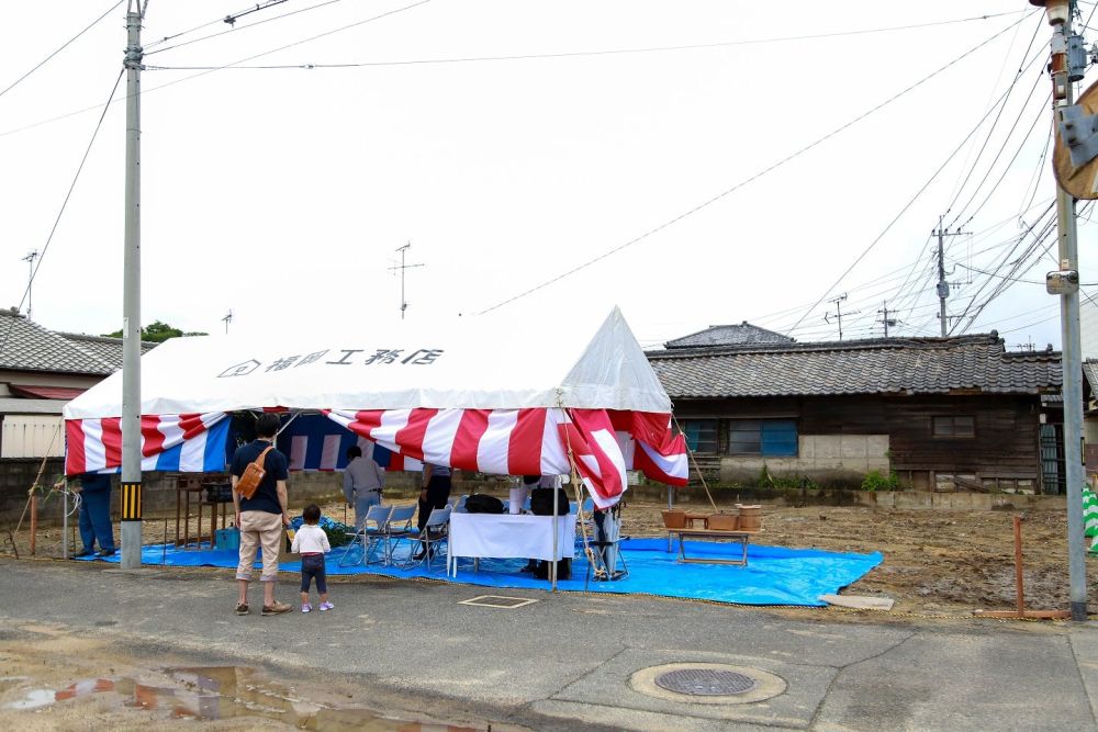 「古賀市06」注文住宅現場リポート①【地鎮祭】