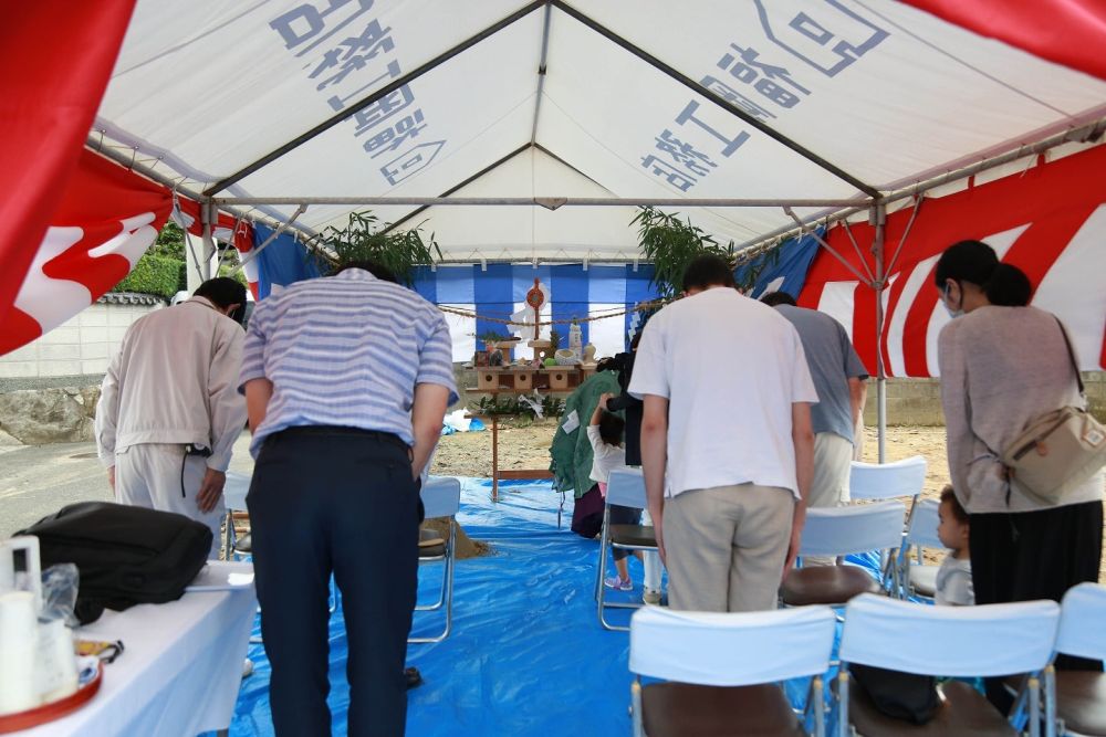「古賀市06」注文住宅現場リポート①【地鎮祭】