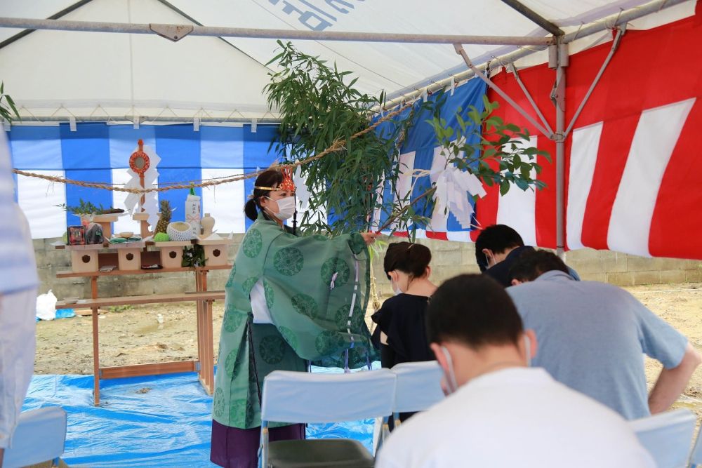 「古賀市06」注文住宅現場リポート①【地鎮祭】