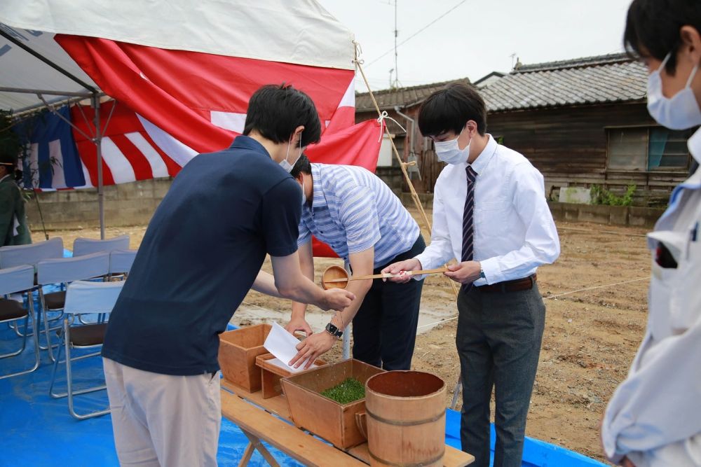 福岡県古賀市06　注文住宅建築現場リポート①　～地鎮祭～