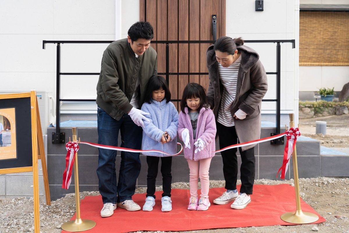 福岡県糟屋郡須恵町04　注文住宅建築現場リポート⑤　～お引き渡し式～