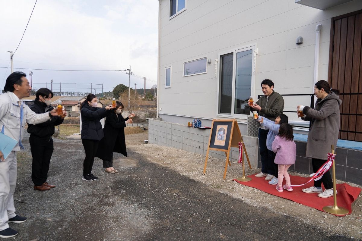 福岡県糟屋郡須恵町04　注文住宅建築現場リポート⑤　～お引き渡し式～