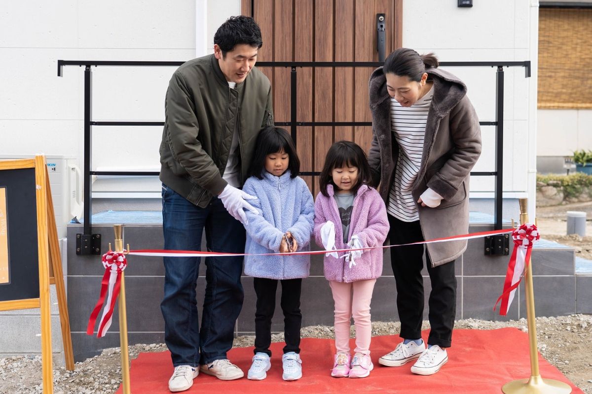 福岡県糟屋郡須恵町04　注文住宅建築現場リポート⑤　～お引き渡し式～