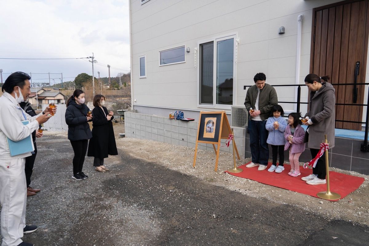 福岡県糟屋郡須恵町04　注文住宅建築現場リポート⑤　～お引き渡し式～