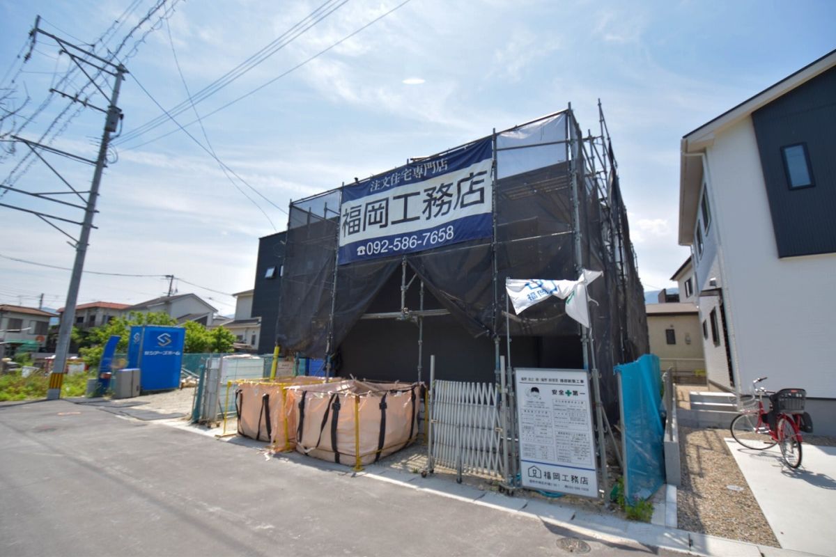 「福岡市早良区09」注文住宅現場リポート⑦【木工事】