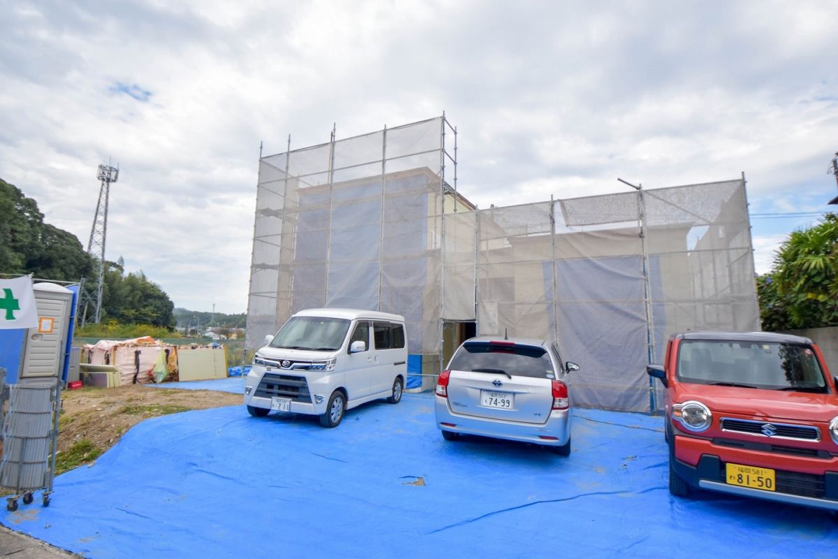 福岡県筑紫野市13　注文住宅建築現場リポート④　～木工事・下地施工～