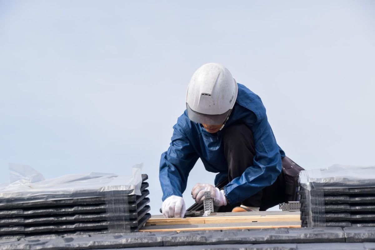 福岡県飯塚市01　注文住宅建築現場リポート③　～内装工事・パテ塗り～