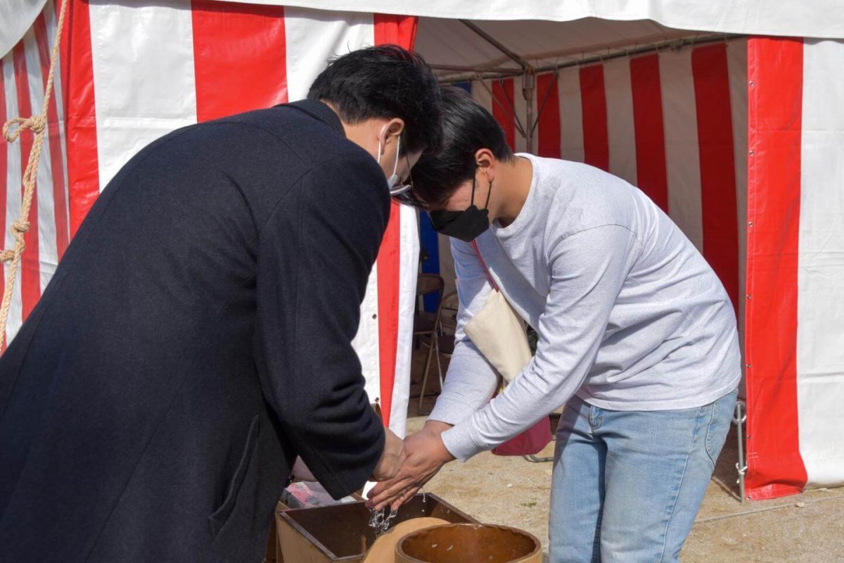 福岡県福岡市南区柏原05　注文住宅建築現場リポート①　～地鎮祭～