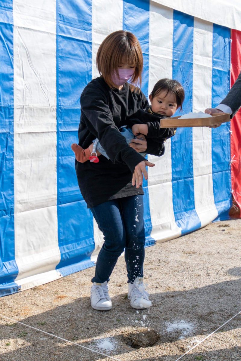 「福岡市南区柏原05」注文住宅現場リポート①【地鎮祭】